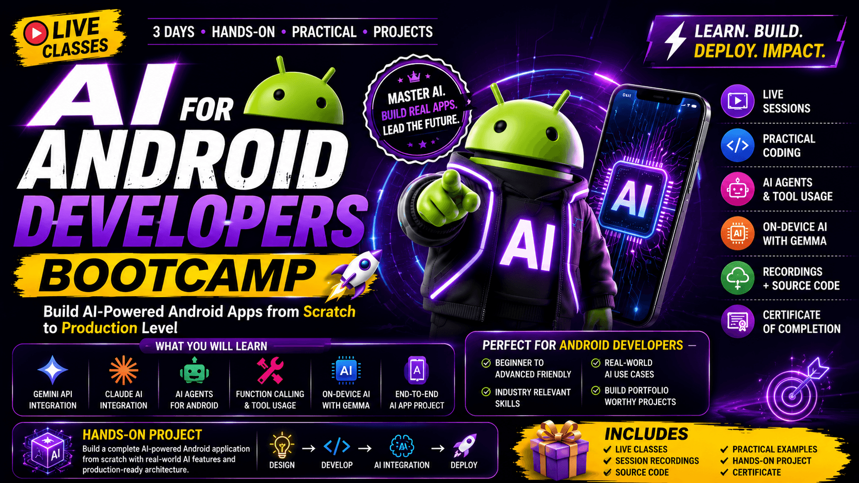 AI for Android Developers Bootcamp
