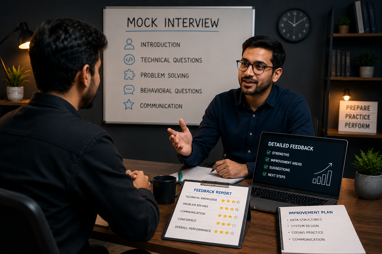 Mock Interview with Detailed Feedback